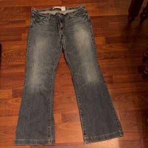 GAP Women's Flare Long and Lean Jeans in Faded Blue size 12